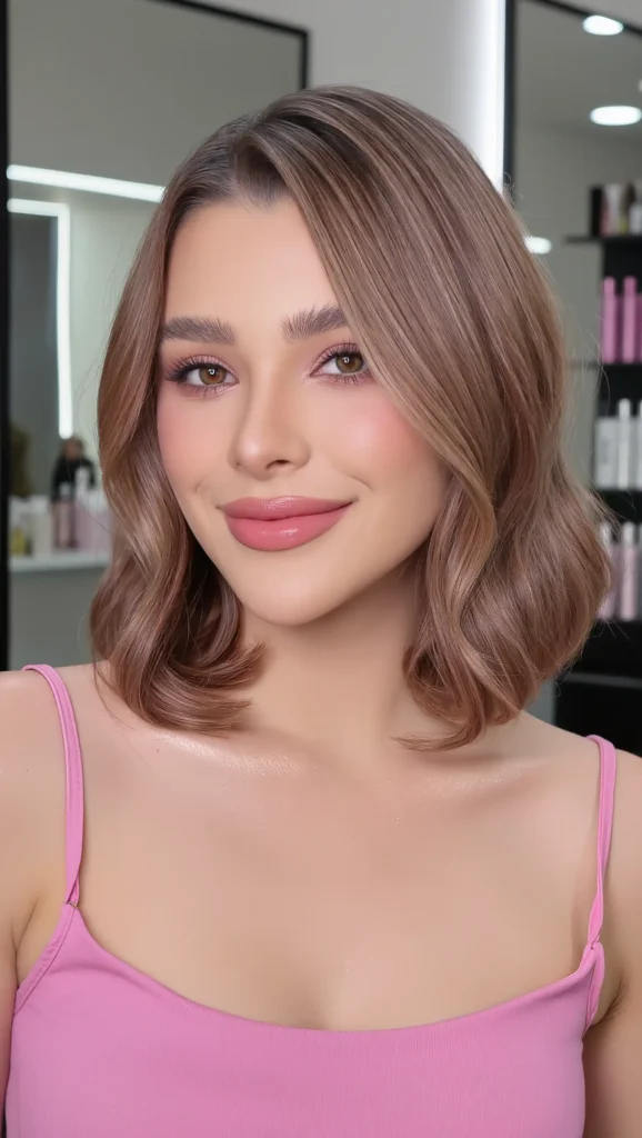 25 Summer Haircuts for Heart Face Shape 2026 That Are Seriously Flattering 4 Chin-Length Textured Bob