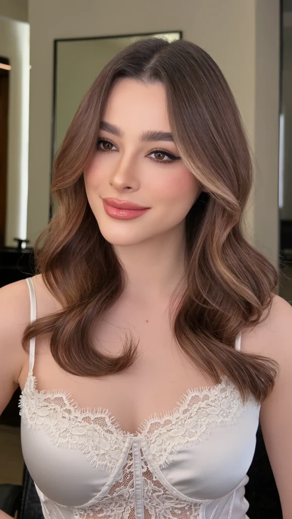 Chocolate Brown with Subtle Highlights