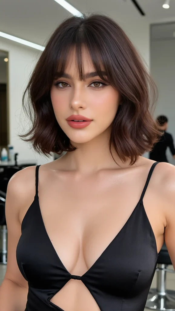 24 Summer French Bob Haircuts for 2026 That Are Chic, Timeless & Effortlessly Parisian 2 Classic French Bob with Bangs