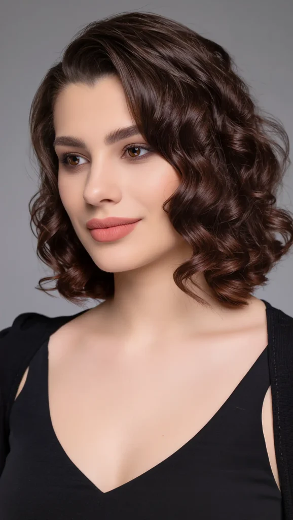 Curly Layered Haircut
