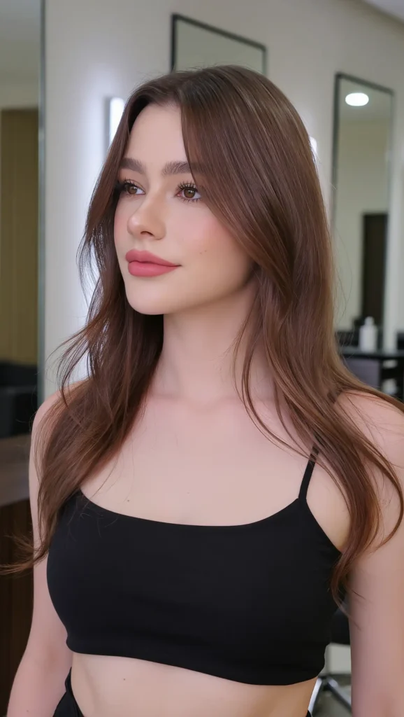 Curtain Bangs with Layers