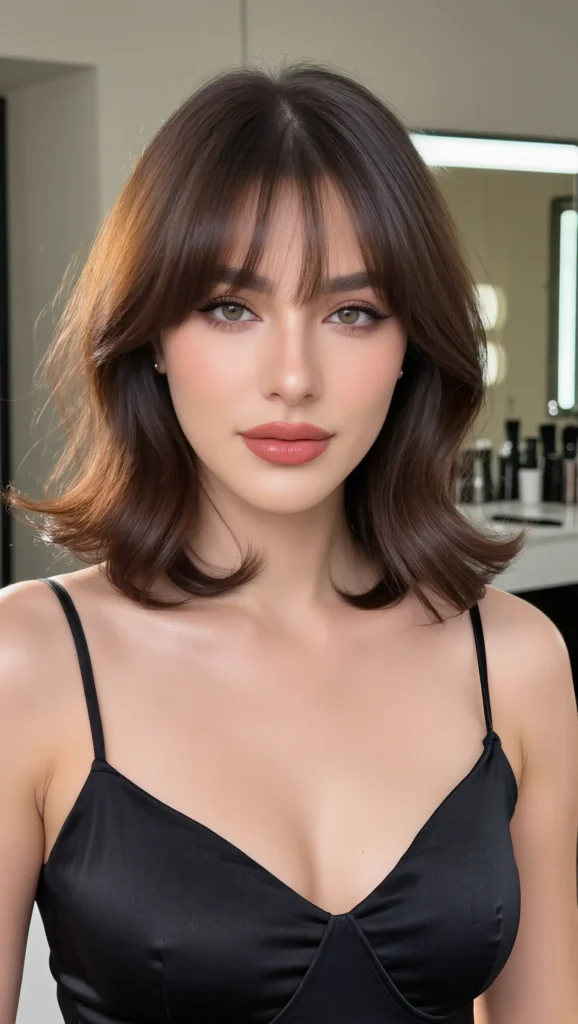 24 Summer French Bob Haircuts for 2026 That Are Chic, Timeless & Effortlessly Parisian 9 French Bob with Curtain Bangs