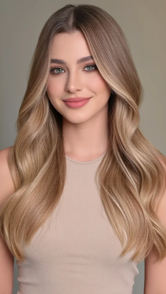 Glossy Natural Balayage