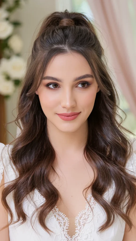Half-Up Half-Down Curls