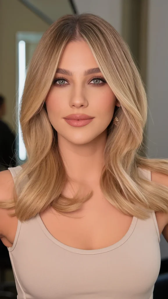Honey Blonde Face Frame