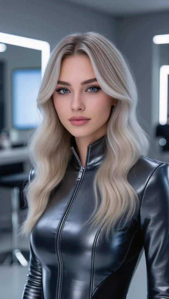 Icy Blonde Balayage