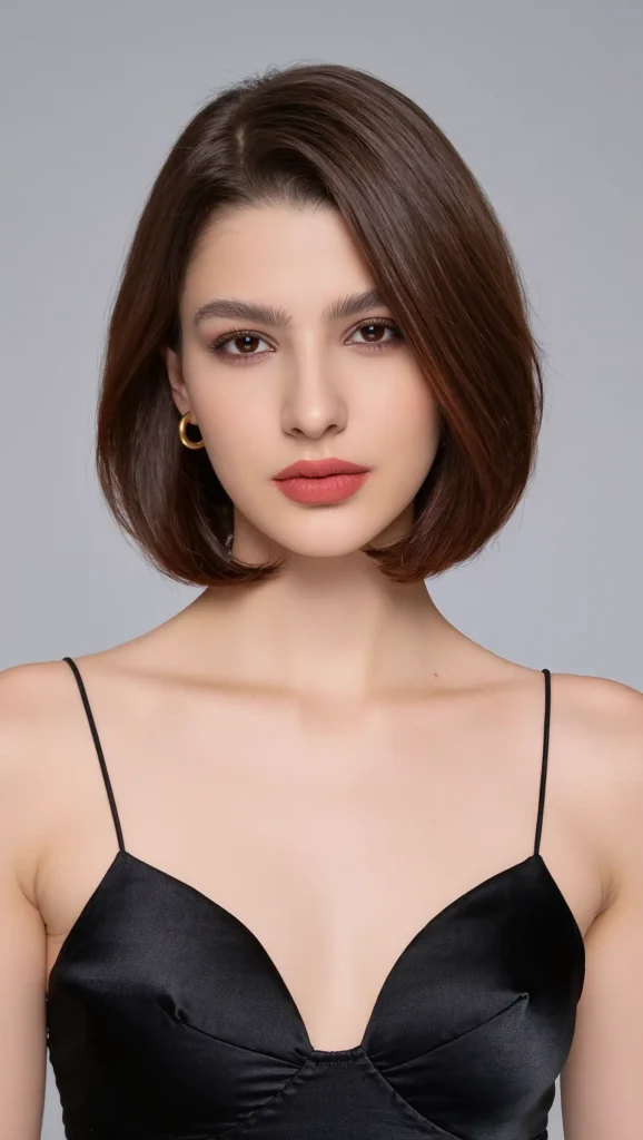Jaw-Length Bob with Bangs