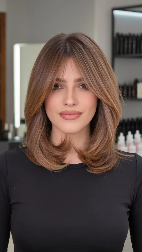 Layered Bob with Wispy Bangs