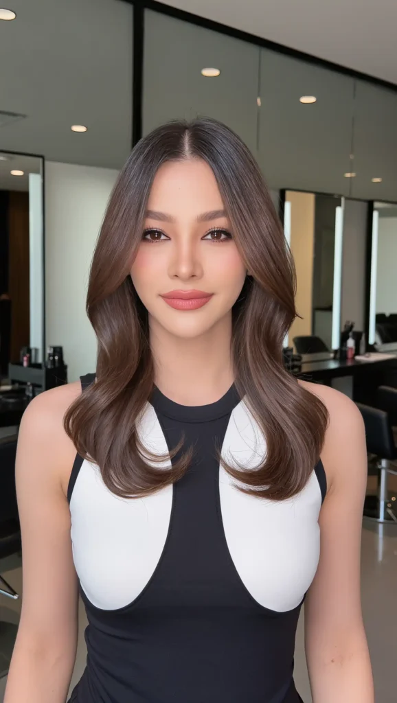 24 Summer Vacation Haircuts 2026 That Are Totally Travel-Ready 16 Layered Midi Cut