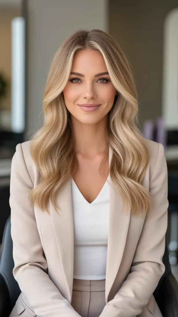 Light Blonde with Lowlights
