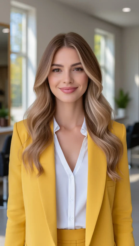 Light Brown with Blonde Highlights
