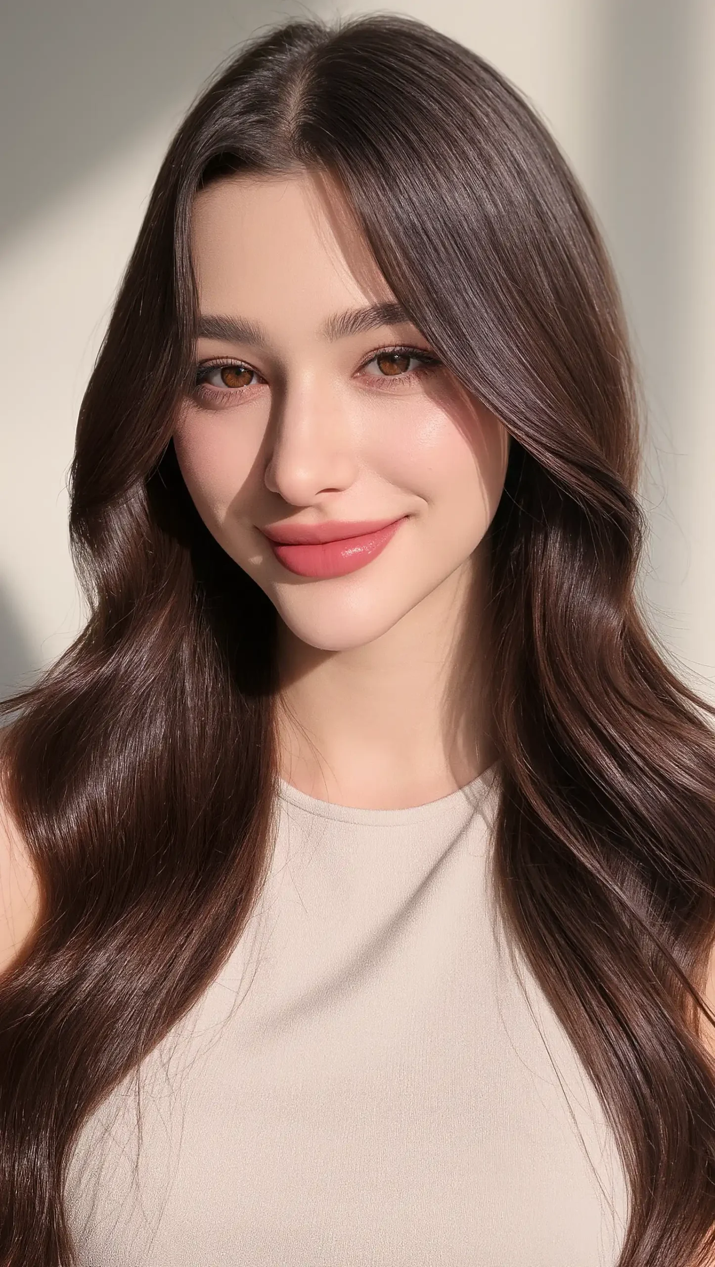 Long Hair with Face-Framing Layers