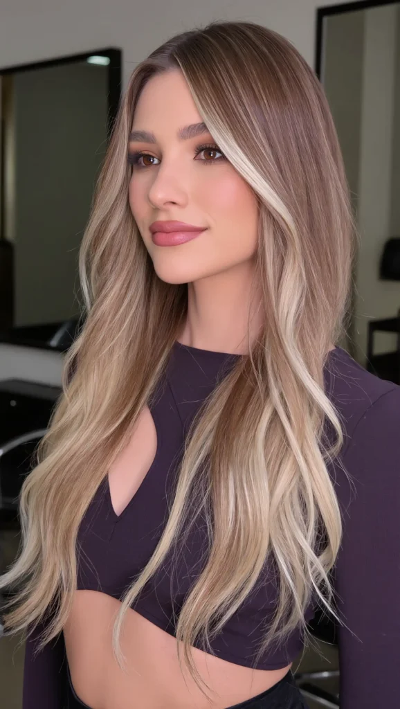 Long Hair with Money Pieces