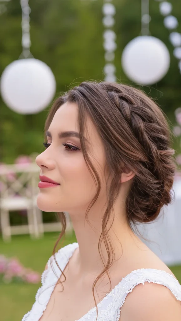 Loose Braided Updo
