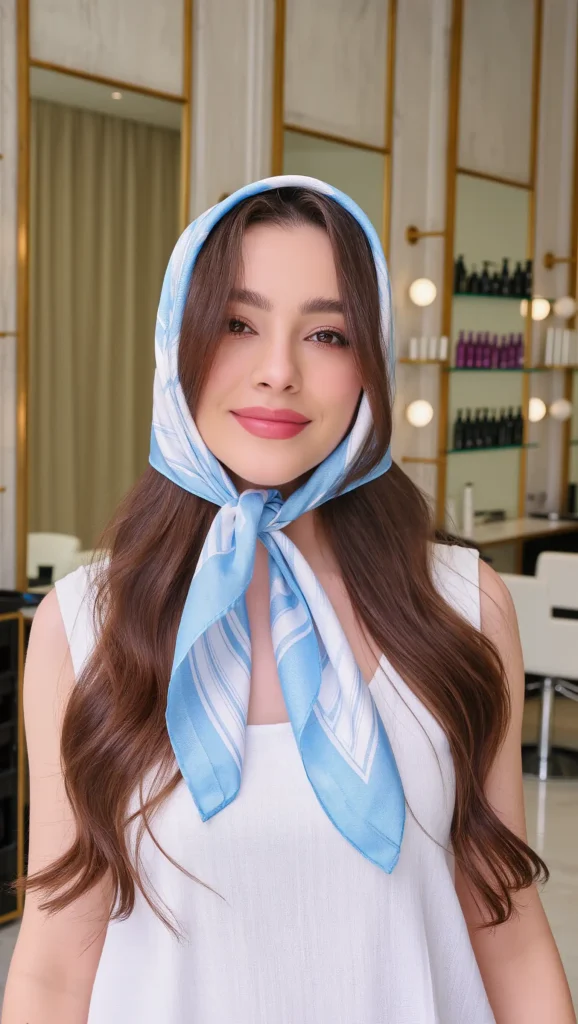 25 Bandana Summer Hairstyles for 2026 That Are Cute, Easy & Trendy 19 Loose Waves and Bandana Scarf