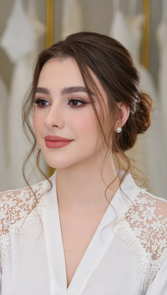 Messy Bun With Face-Framing Pieces