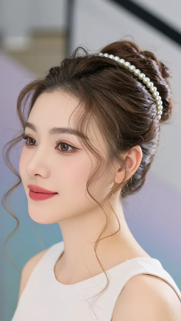 Pearl-Decorated Updo