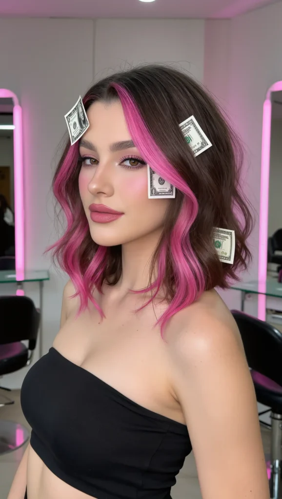 Pink Money Pieces