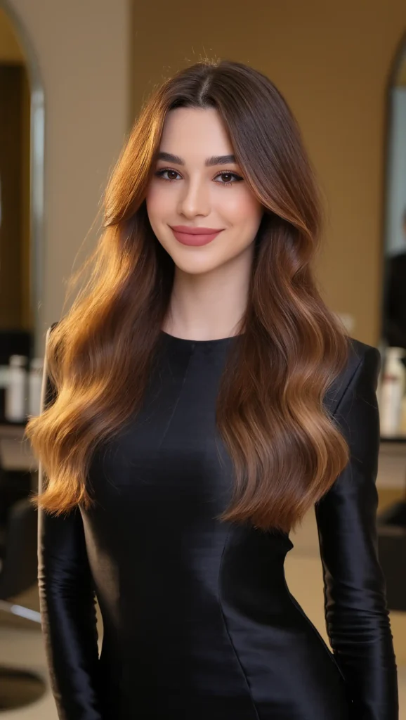 Rich Chocolate with Warm Highlights