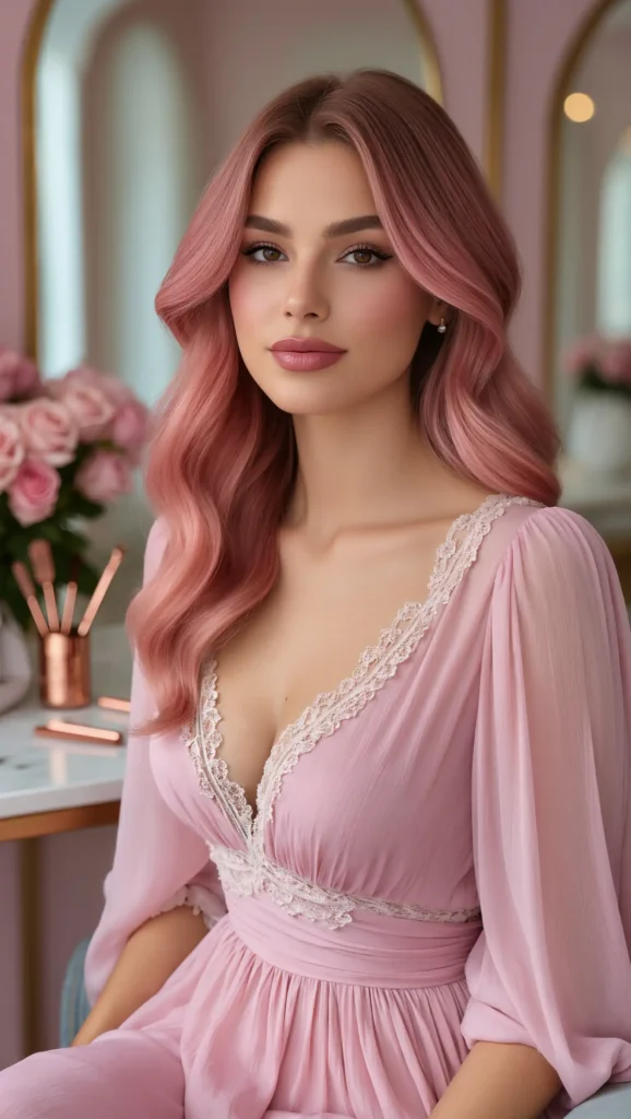 Rose Gold Balayage