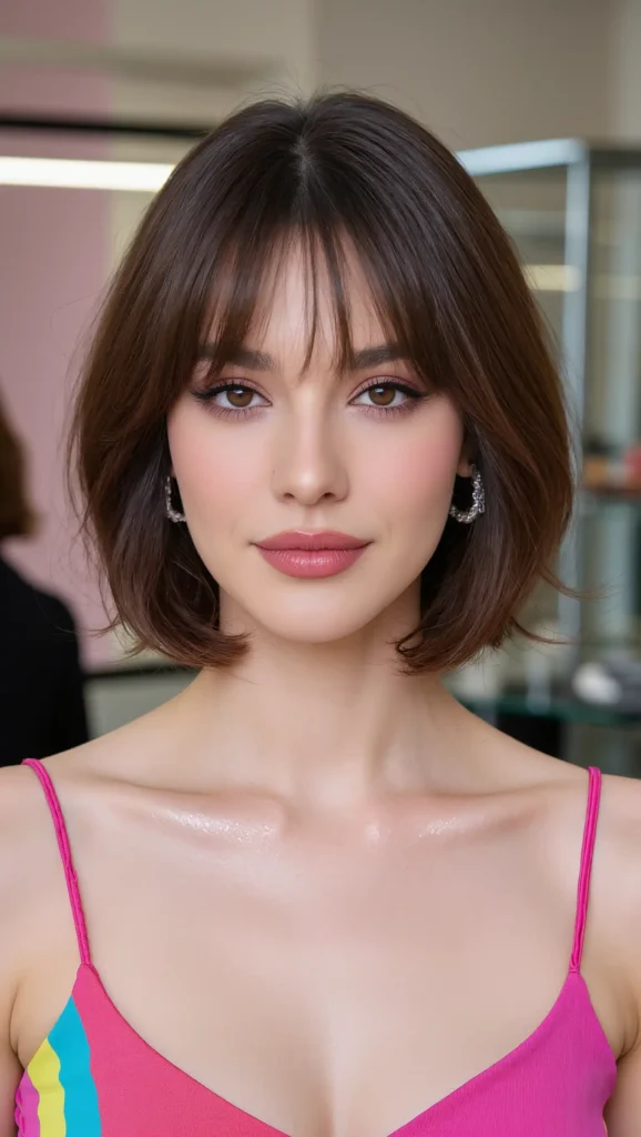 24 Summer Vacation Haircuts 2026 That Are Totally Travel-Ready 23 Rounded Bob