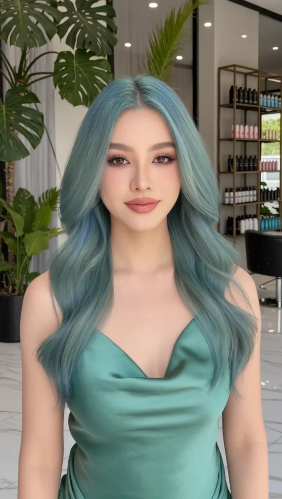 Seafoam Green Balayage