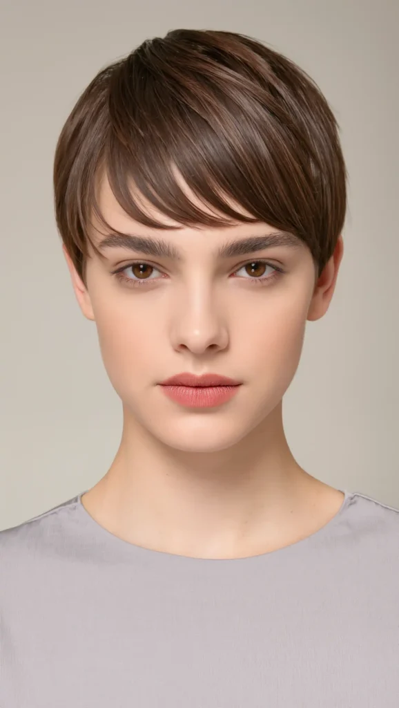 Short Korean Pixie Cut