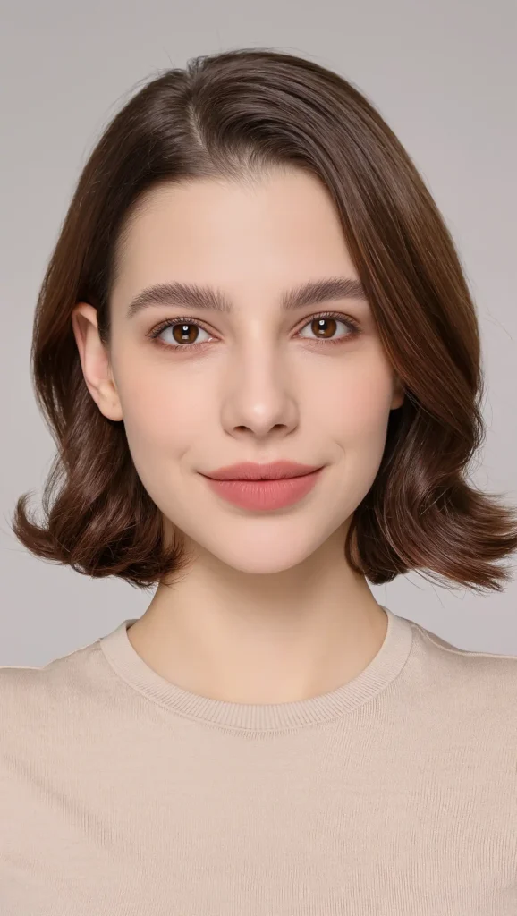 Shoulder-Length C-Curl Bob