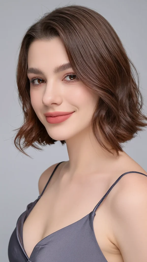Side-Part Wavy Bob