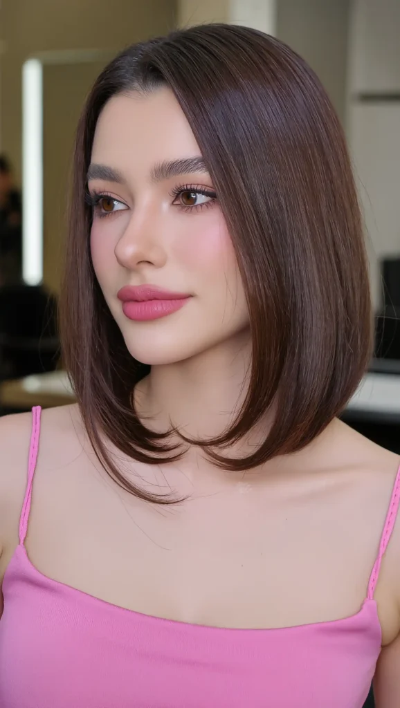 Sleek Straight Hair with Layers