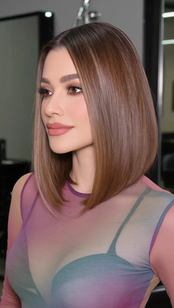 24 Fresh Summer Haircuts 2026 That Will Completely Upgrade Your Look 18 Sleek Straight Midi Cut