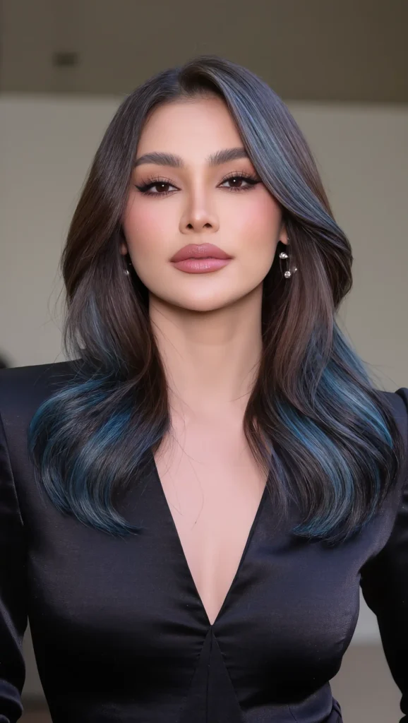 25 Hair Colors That Always Look Expensive in 2026 7 Soft Black with Blue Undertones