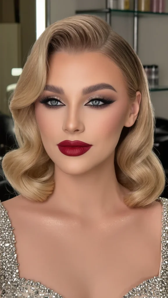 24 Summer Prom Hairstyles for 2026 That Are Glamorous, Trendy & Heat-Proof 2 Soft Hollywood Waves