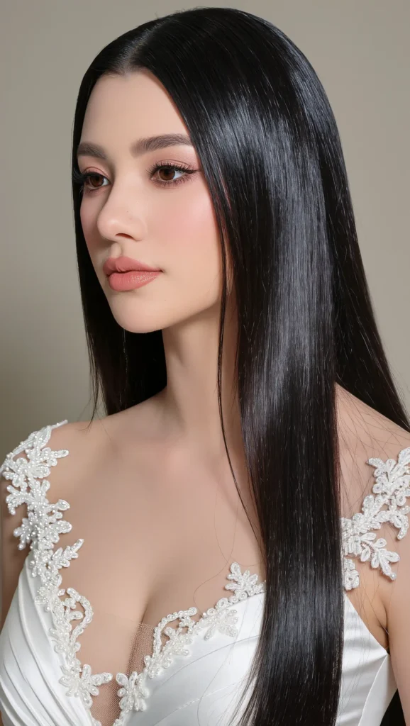 Soft Straight Glass Hair