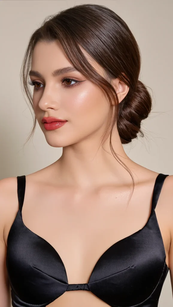 Soft Textured Low Bun