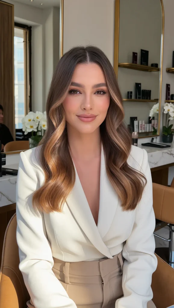 25 Natural Summer Hair Colors for 2026 That Look Effortlessly Sun-Kissed 3 Sunlit Caramel Balayage