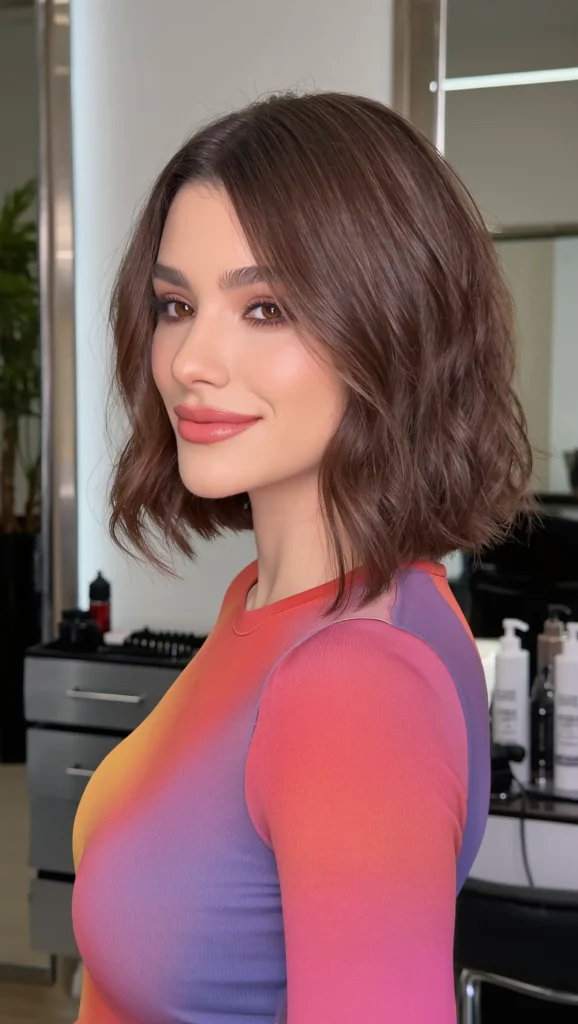 24 Fresh Summer Haircuts 2026 That Will Completely Upgrade Your Look 4 Textured Chin-Length Bob