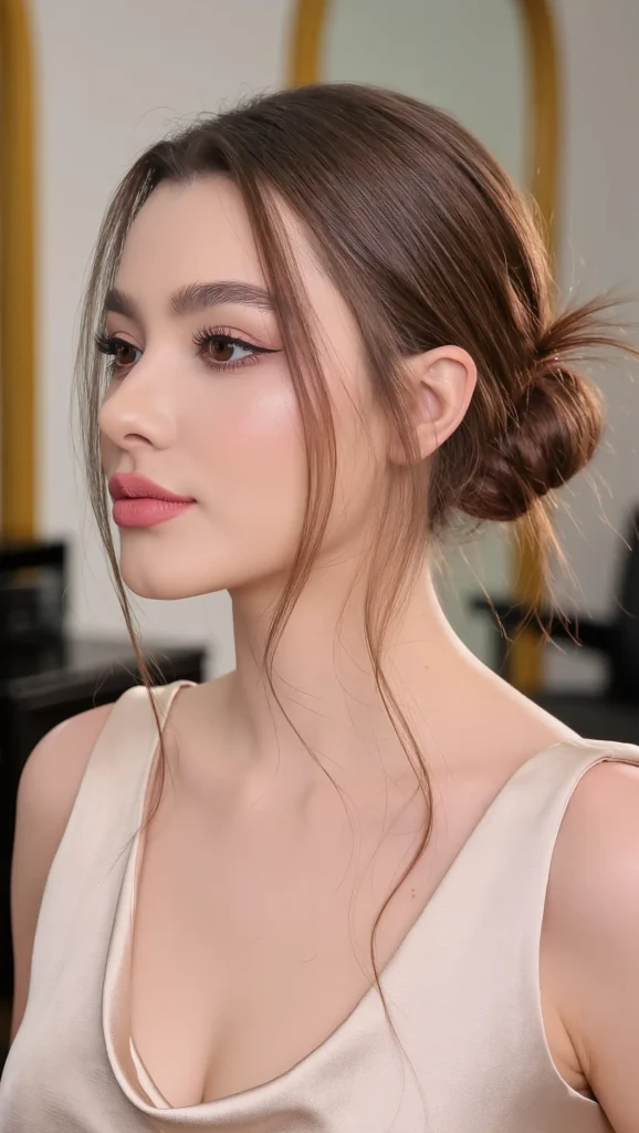 24 Summer Prom Hairstyles for 2026 That Are Glamorous, Trendy & Heat-Proof 4 Textured Low Bun
