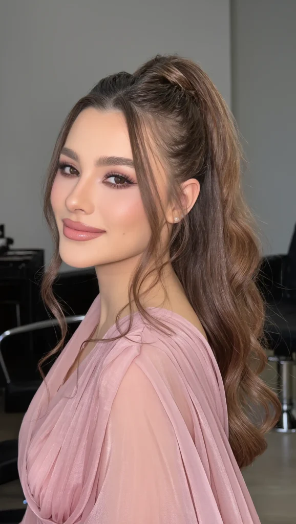 Twisted Half-Up Hairstyle