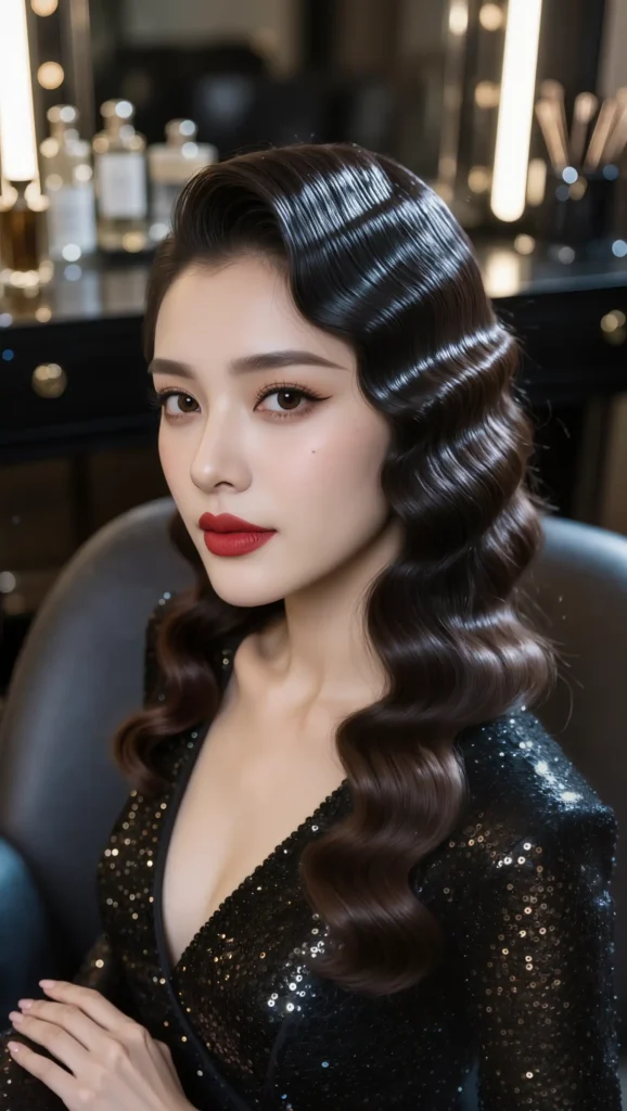 Vintage-Inspired Finger Waves