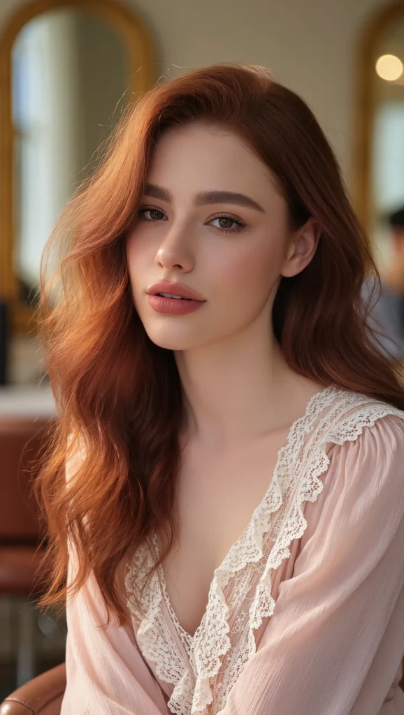 25 Natural Summer Hair Colors for 2026 That Look Effortlessly Sun-Kissed 15 Warm Auburn Glow