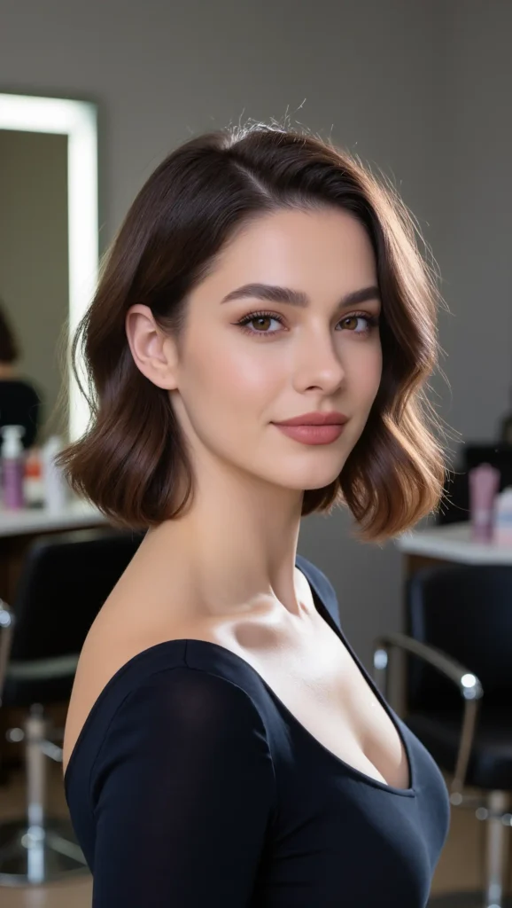 25 Haircuts for Oval Face Shape 2026 That Are Flattering, Stylish & Perfectly Balanced 14 Wavy Bob Haircut