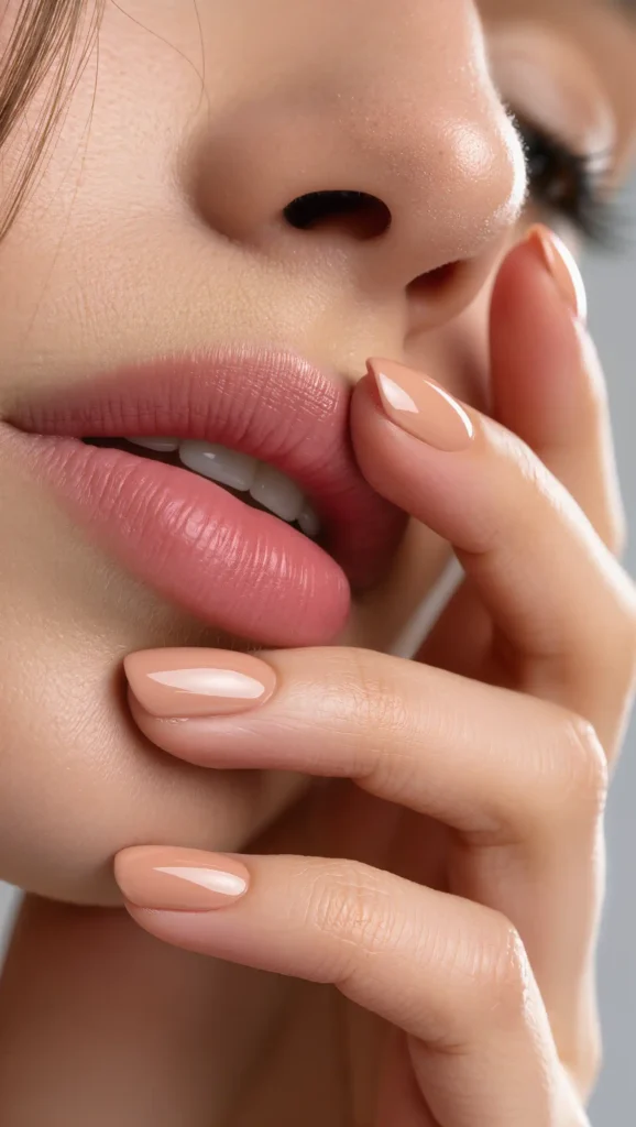 24 Summer Dip Powder Nails Ideas 2026: Manicures That Will Be Everywhere This Season 2 Apricot Silk Nails