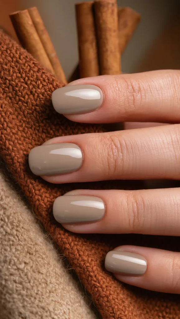 25 Neutral Fall Nails Ideas 2026: Minimalist Manicures That Go With Every Autumn Outfit 7 Biscuit Cream Nails