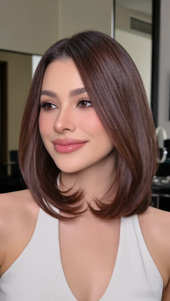 Blunt Lob with Texture