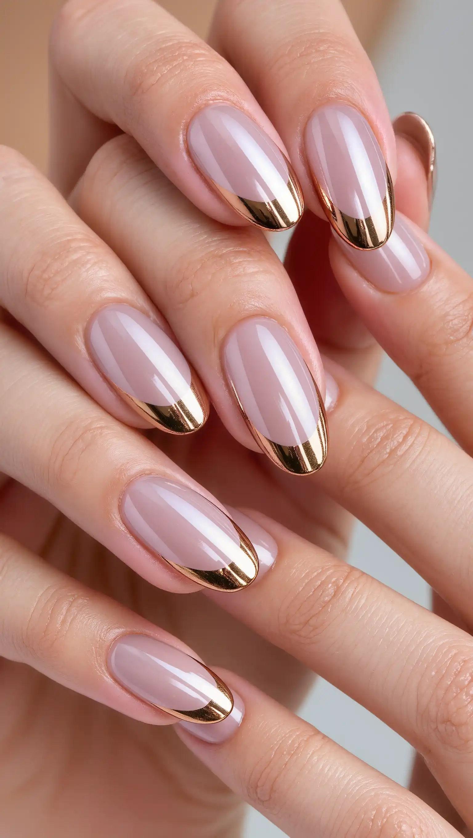 25 Summer Press-On Nail Ideas for 2026: That Instantly Elevate Your Style 18 Bronze Outline Nails