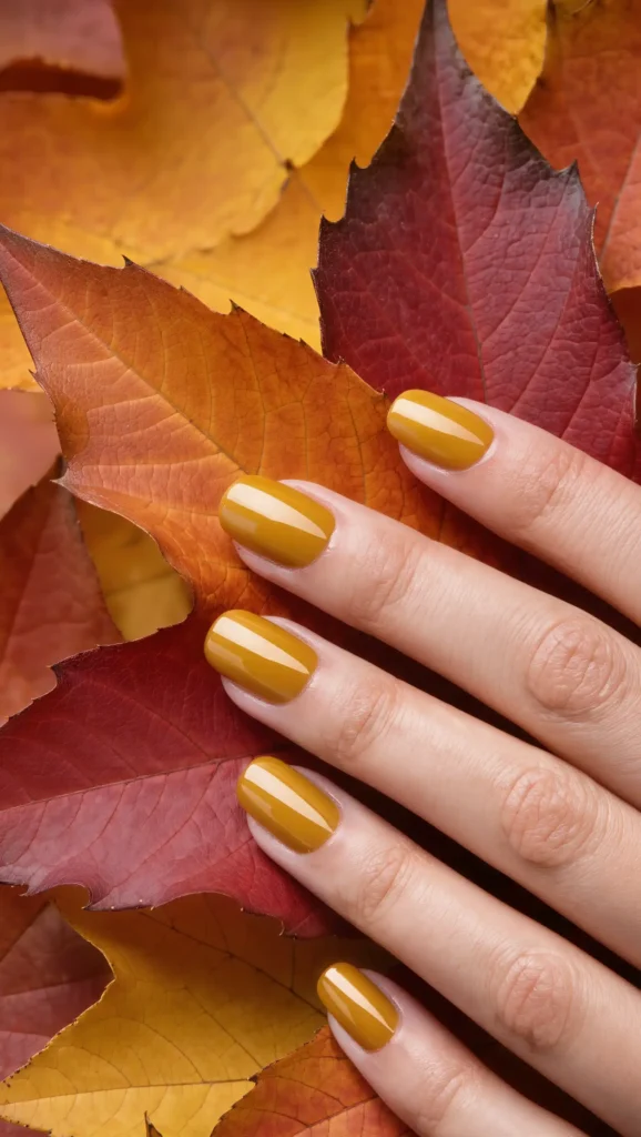 Butterscotch Glaze Nails