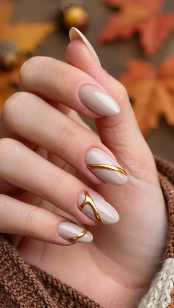 25 Fall Chrome Nail Ideas 2026: Luxe Metallic Manicures That Will Dominate Autumn 15 Caramel Drizzle Chrome