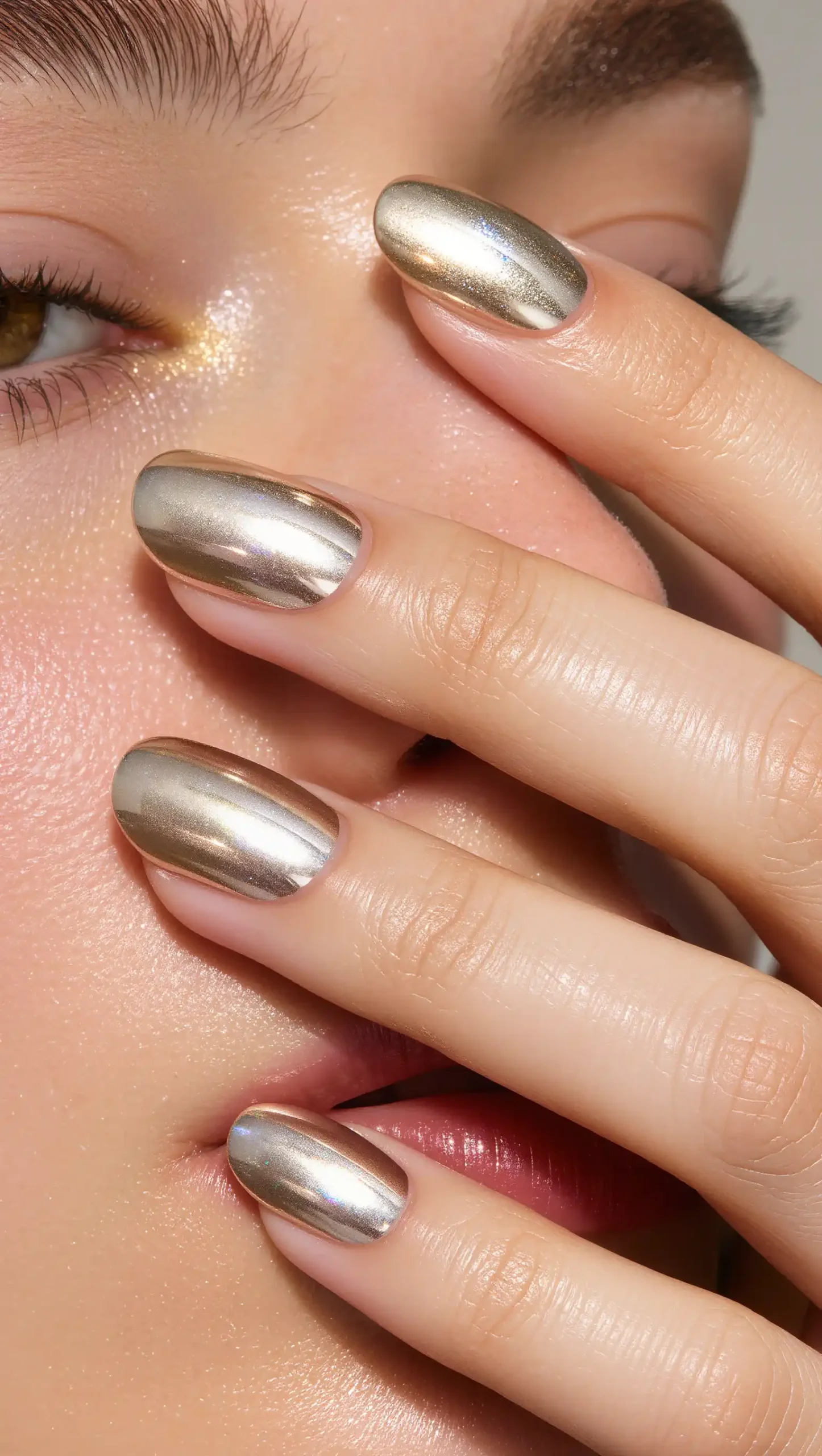 24 Summer Dip Powder Nails Ideas 2026: Manicures That Will Be Everywhere This Season 11 Champagne Glaze Nails