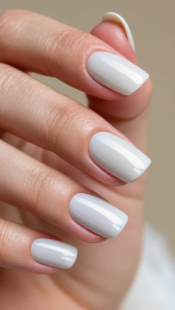 25 Summer Square Nails Ideas 2026 That Are Stylish & Pinterest-Worthy 2 Classic Milky White Square Nails